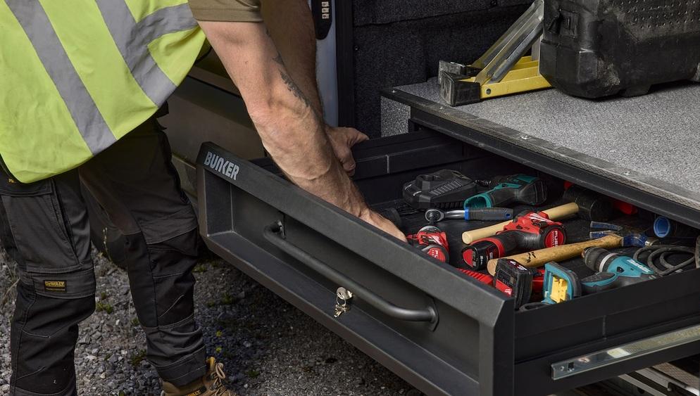 New van tool storage solutions image
