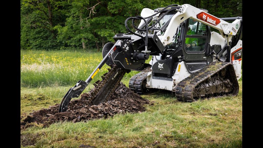 New Bobcat auger and trencher attachments image
