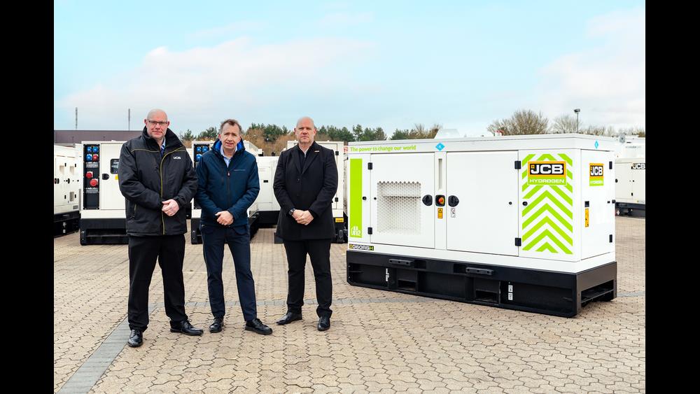 First JCB hydrogen generator is sold image