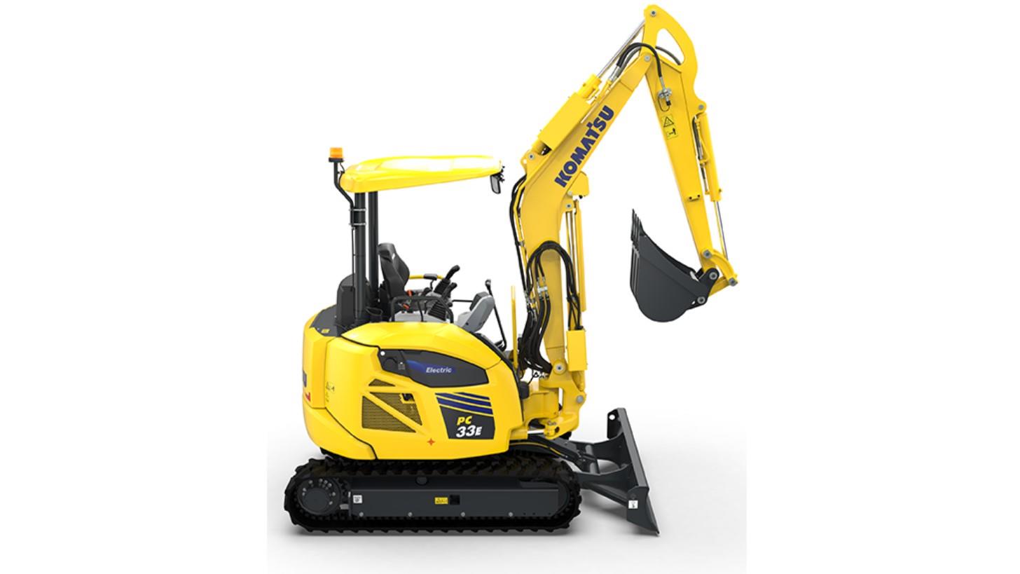 Komatsu launches electric digger image