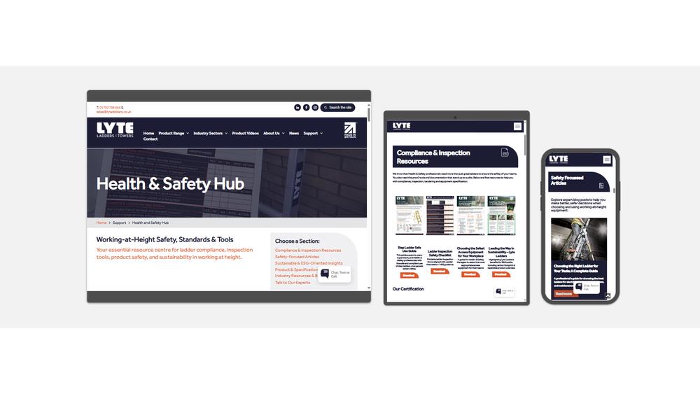 Lyte launches ladder safety portal image