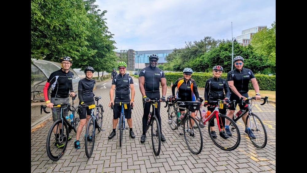 Point of Rental team rides for charity image