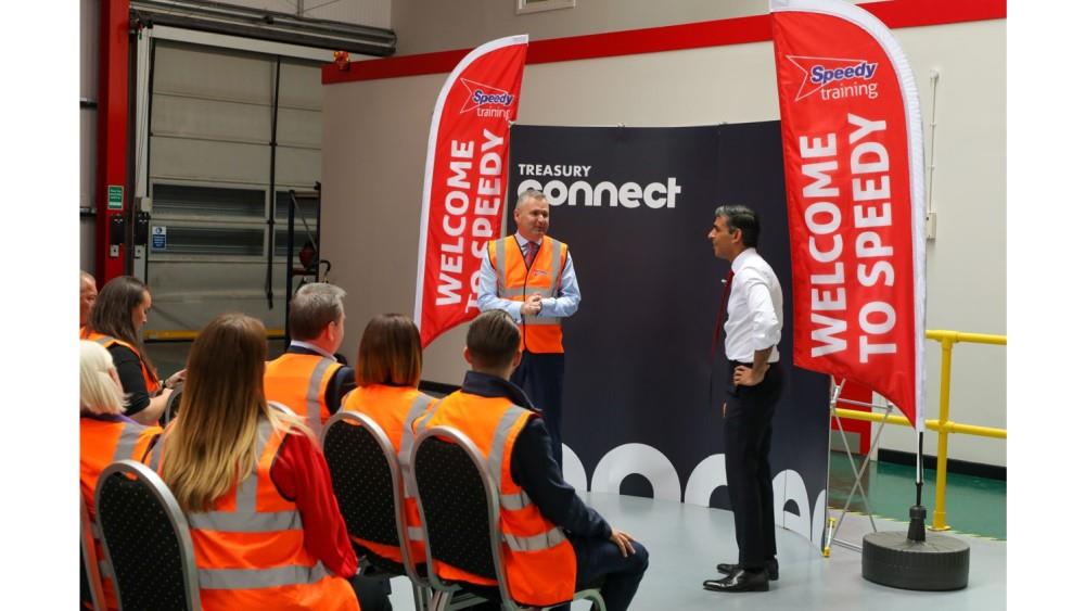 Chancellor visits Speedy Innovation Centre image