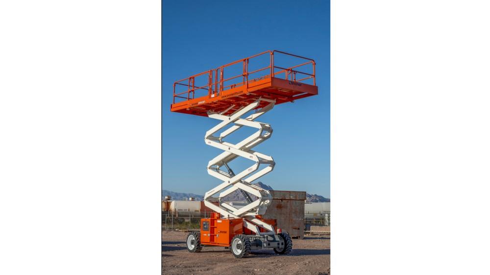 Snorkel S9043RT scissor lift is high and mighty image
