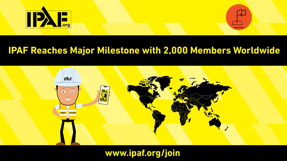 IPAF reaches 2000 members image