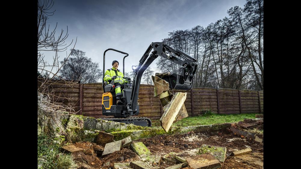 Smallest Hyundai digger launches image