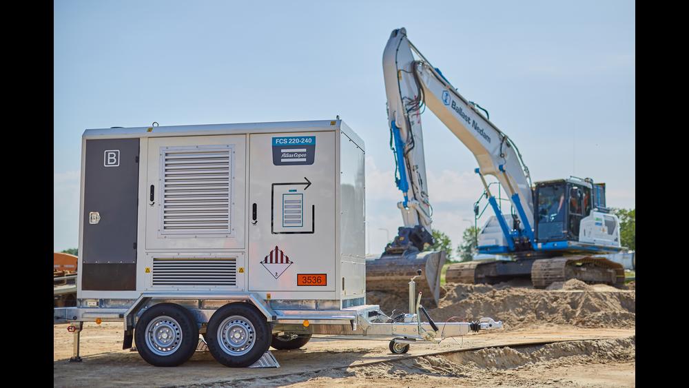 Atlas Copco launches mobile rapid charging station image