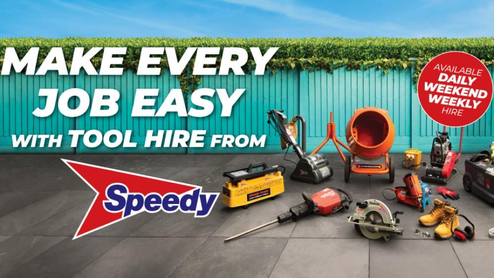 Speedy campaign targets DIY consumers image