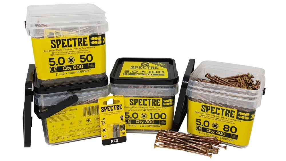 EHN Magazine Spectre screws now in recyclable tubs